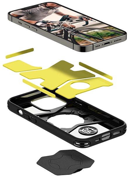 Kryt na mobil Spigen Gearlock Mount Case Black iPhone 13 Pro ...