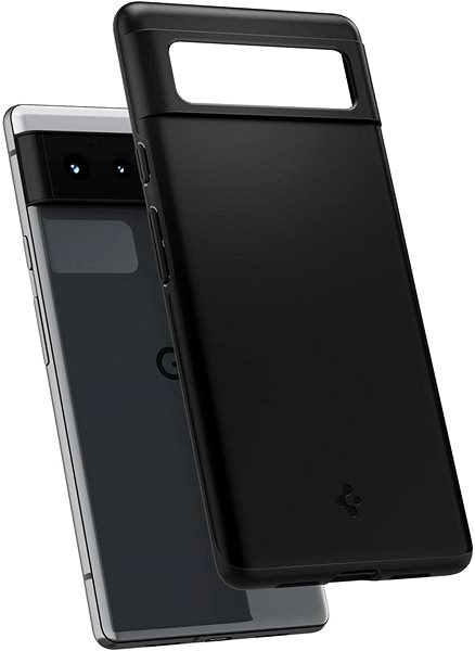 Kryt na mobil Spigen Thin Fit Black Google Pixel 6 ...