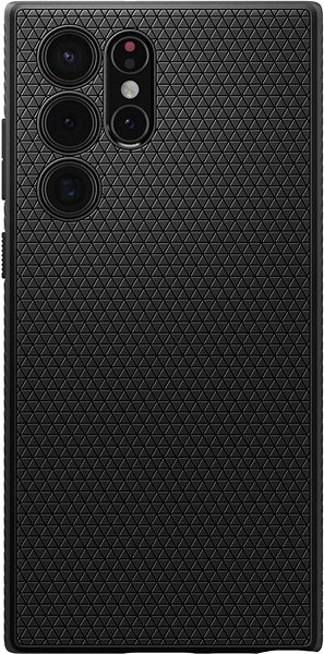 Telefon tok Spigen Liquid Air Samsung Galaxy S22 Ultra 5G matt fekete tok ...