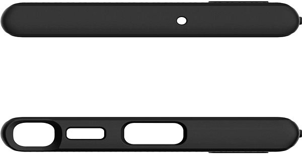 Mobilný telefon Spigen Liquid Air Matte Black Samsung Galaxy S22 Ultra 5G .