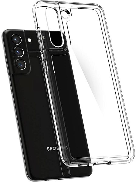 Telefon tok Spigen Ultra Hybrid Samsung Galaxy S21 FE 5G átlátszó tok ...