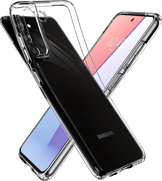 Telefon tok Spigen Liquid Crystal Samsung Galaxy S21 FE 5G átlátszó tok ...
