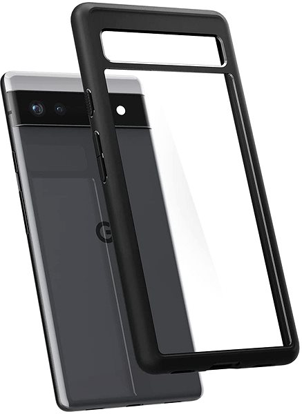 Handyhülle Spigen Ultra Hybrid Black Cover für Google Pixel 6a ...