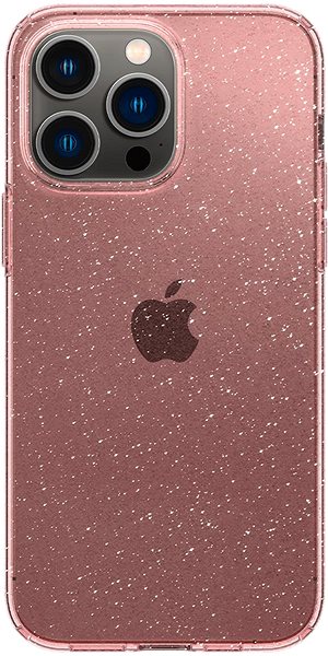 Handyhülle Spigen Liquid Crystal Glitter Rose Quartz Cover für das iPhone 14 Pro ...