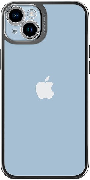 Telefon tok Spigen Optik Crystal iPhone 14 krómszürke tok ...