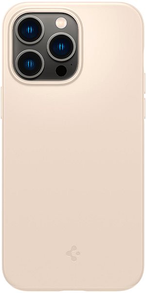 Handyhülle Spigen Thin Fit Sand Beige Cover für das iPhone 14 Pro Max ...