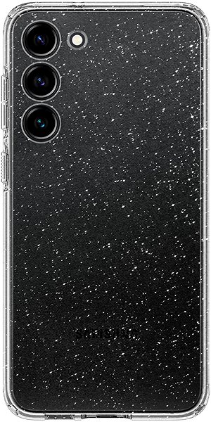 Handyhülle Spigen Liquid Crystal Glitter Clear Cover für Samsung Galaxy S23+ ...