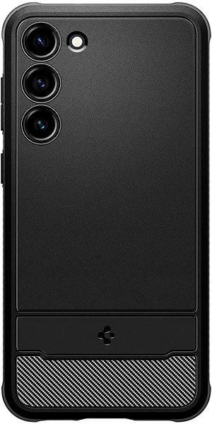 Handyhülle Spigen Rugged Armor Black Cover für Samsung Galaxy S23 ...