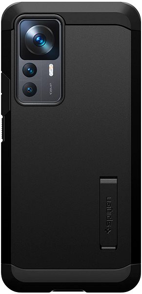 Handyhülle Spigen Tough Armor Black Cover für Xiaomi 12T / Xiaomi 12T Pro ...