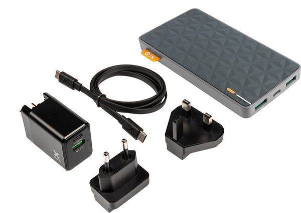 Power Bank Xtorm Fast Charge 10000mAh Travel Kit 20 Watt Package content
