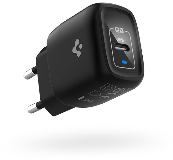 AC Adapter Spigen PowerArc ArcStation Black USB-C PD 3.0 20W ...