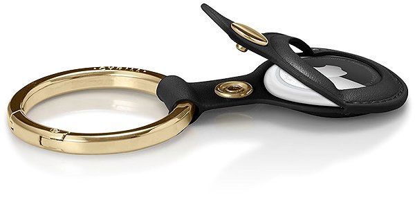 AirTag Schlüsselanhänger Spigen Cyrill Basic Leather Black AirTag ...