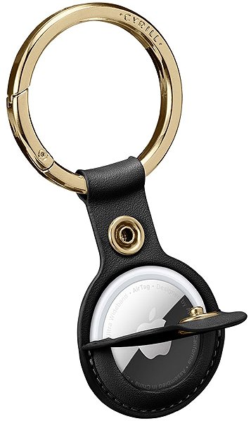 AirTag Schlüsselanhänger Spigen Cyrill Basic Leather Black AirTag ...