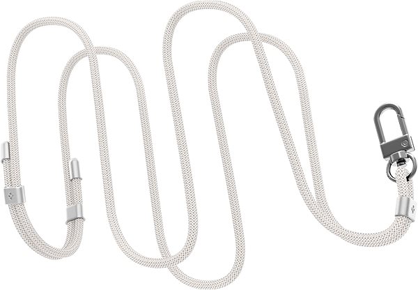 Schlüsselband für Telefon Spigen Universal Cross Body Strap 2 1 Pack perlweiß ...