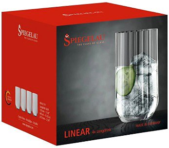 Glas Spiegelau LINEAR Longdrinkglas-Set 4 Stück ...