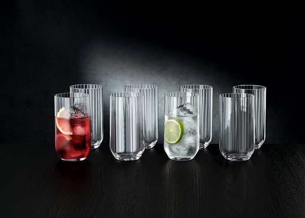 Glas Spiegelau LINEAR Set Longdrinkgläser 630 ml 8-tlg ...