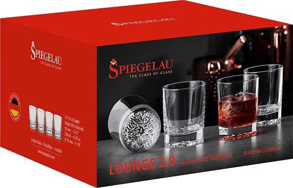 Pohár Spiegelau 2710165 LOUNGE 2.0 Pohár alkoholmentes/kevert italokhoz, 238 ml, 4 db ...