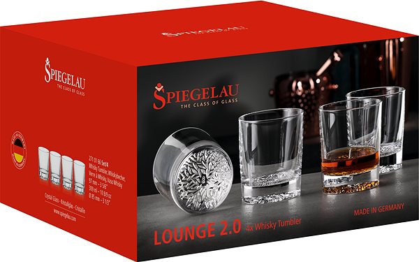 Pohár Spiegelau LOUNGE 2.0 2710166 Pohár na whiskey 309 ml 4 ks ...