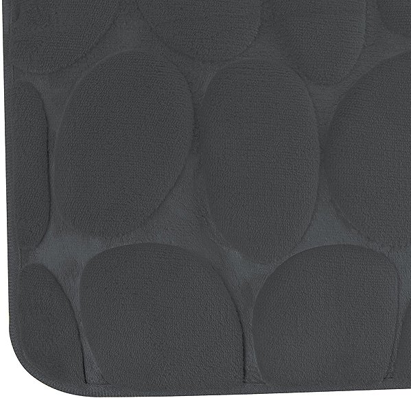 Kúpeľňová predložka MSV Kúpeľňová predložka Pebbles 50 × 80 cm tmavosivá ...