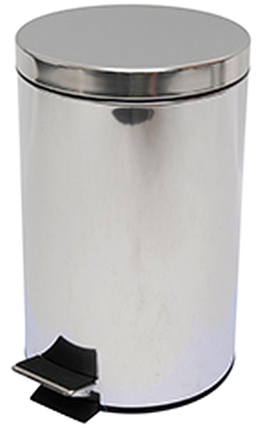 Rubbish Bin MSV pedal bin stainless steel, 12 l ...