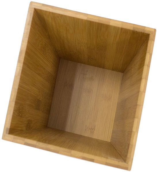 Rubbish Bin MSV waste basket bamboo, 3 l ...