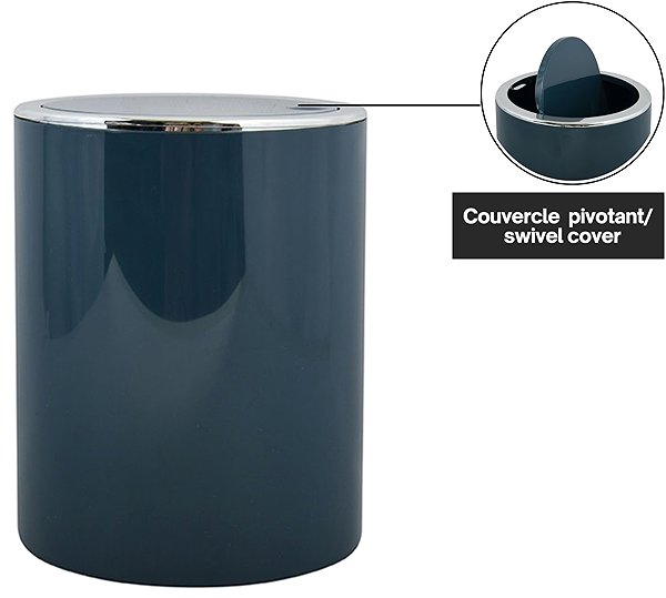 Rubbish Bin MSV tipping bin Kamaka, petrol, plastic, 6 l ...