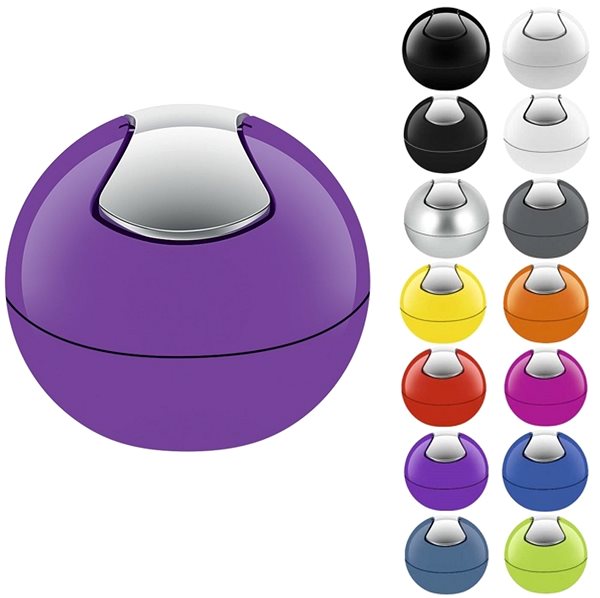 Rubbish Bin Spirella Mini Dumpster Bowl, purple, plastic, 1 l ...