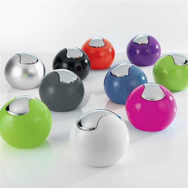 Rubbish Bin Spirella Mini Dumpster Bowl, green, plastic, 1 l ...