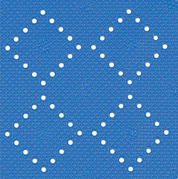 Anti-slip bath mat Spirella anti-slip bath mat Alaska, blue, 71 × 36 cm .