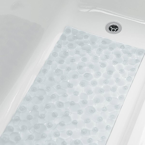Anti-slip bath mat Spirella anti-slip shower mat Bionic, transparent, 55 × 55 cm .