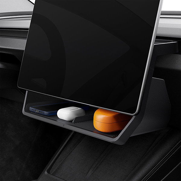 Car Organizer Spigen Tesla Under Screen Storage Organizer Black Tesla Model 3 2024 .