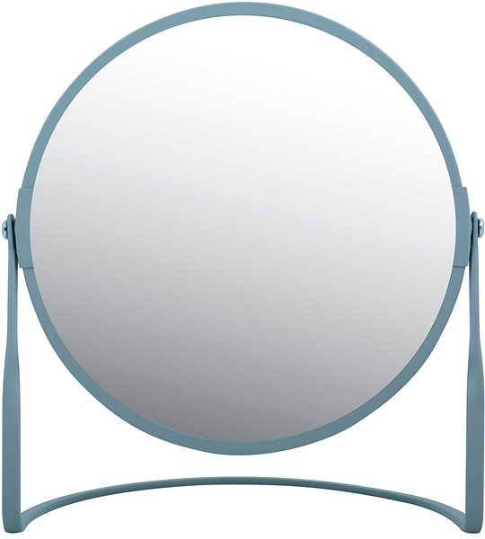 Makeup Mirror Spirella cosmetic magnifying mirror Akira, fog blue, steel ...