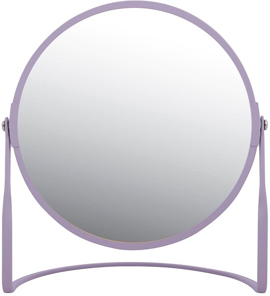 Cosmetic Mirror Spirella Akira Magnifying Cosmetic Mirror, Matt Lavender, Steel.