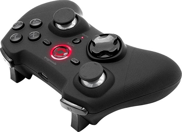 Gamepad Speedlink RAIT Gamepad - Wireless - for PC/PS3/Switch, Rubber-black Lateral view