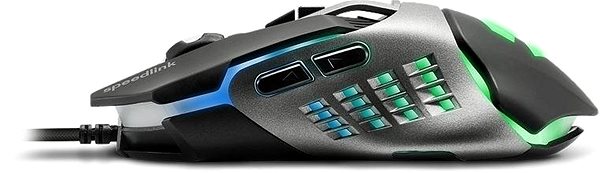 Gaming-Maus Speedlink TYALO Gaming Mouse - schwarz Seitlicher Anblick