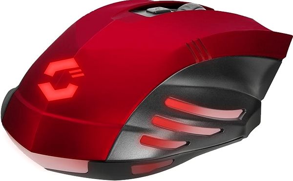 Herná myš Speedlink FORTUS Gaming Mouse – Wireless, black Zadná strana
