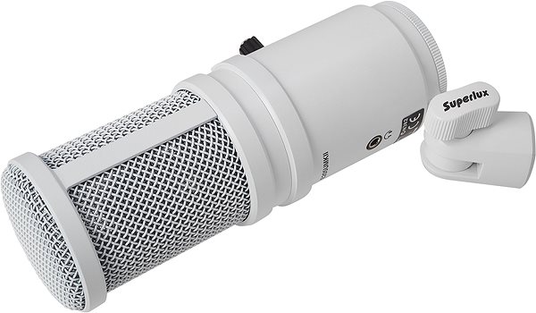 Mikrofón SUPERLUX E205UMKII White Bočný pohľad
