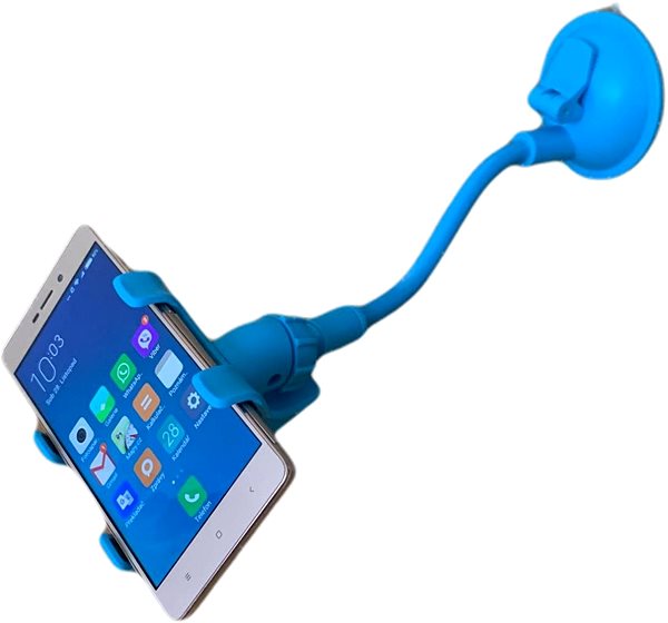 Phone Holder iTrade Universal Car Phone Holder Soft Tube 360° - Blue Lifestyle
