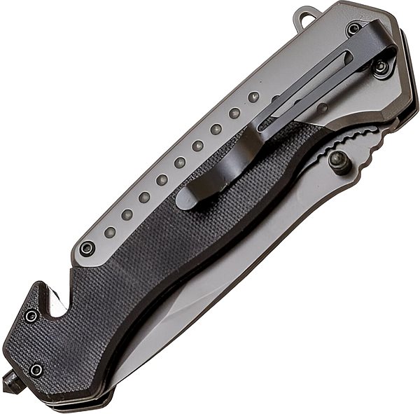Kapesní nůž JKR PRO Zavírací nůž, 9,5 cm, titan, G10, černý ...