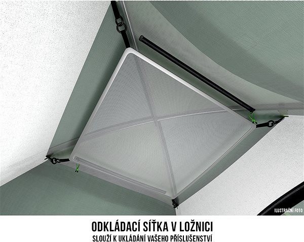 Tent Husky Boyard 4 Classic, Green Features/technology