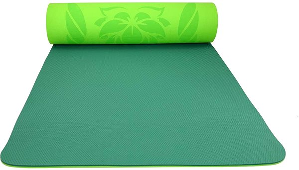 Jogamatka Lifefit YOGA MAT LOTOS DUO, 183x58x0,6cm, zelená Screen