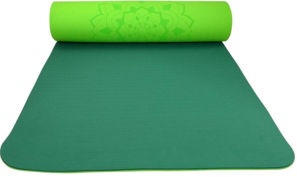 Jógamatrac LIFEFIT YOGA MAT RELAX DUO, 183x58x0,6 cm, zöld Képernyő