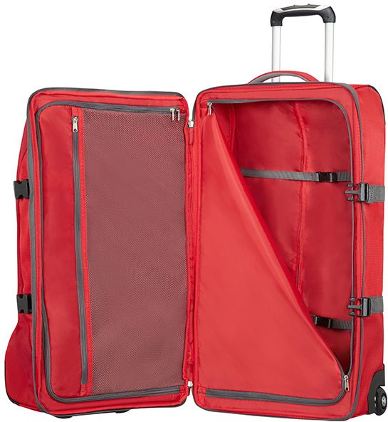Cestovný kufor American Tourister Road Quest Duffle/WH M Solid Red 1819 ...