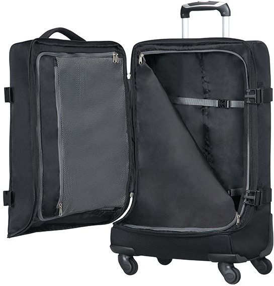 Cestovný kufor American Tourister Road Quest Spinner Duffle M Solid Black ...
