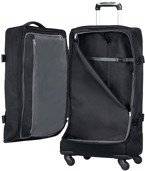 Cestovný kufor American Tourister Road Quest Spinner Duffle L Solid Black ...