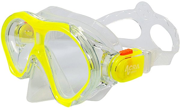 Búvár szett ACRA gyerek snorkeling szett, 3in1, sárga ...