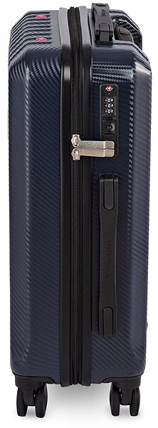 Travel suitcase Compactor Hybrid Luggage S Vacuum System 55×20×40 cm, dark blue .
