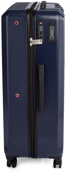 Travel case Compactor Hybrid Luggage XL Vacuum System 53,5×31×80cm, dark blue .