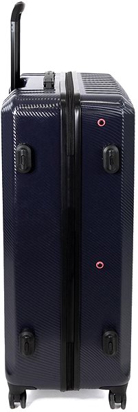 Travel case Compactor Hybrid Luggage XL Vacuum System 53,5×31×80cm, dark blue .