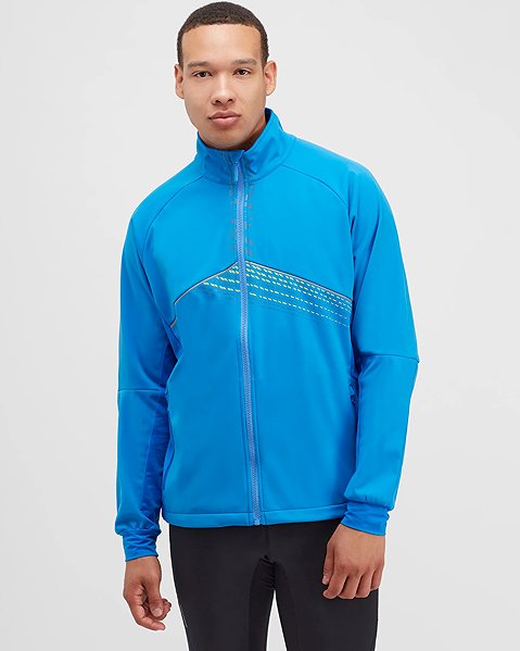 SILVINI Natisone MJ1500 blue-lime bike jacket.